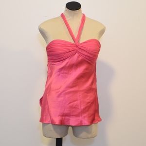 Elegant Pink Halter Top